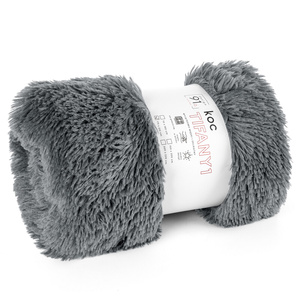 Blanket 150 x 200 Double-sided Fur Tifany1 Silver