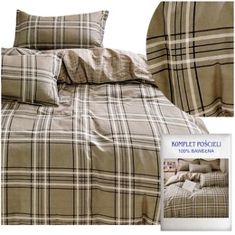 Bedding set 200 x 220 3 pcs Cotton Satin no. A1772