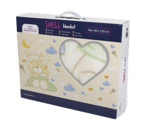 Blanket 80 x 100 Baby Acrylic Shell Beige 01
