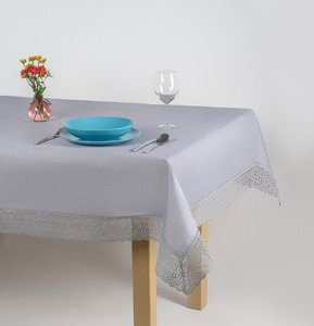 Tablecloth 140 x 300 Guipure pattern 404 Grey