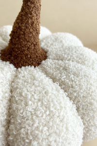 Pillow 25 x 25 Decorative Pumpkin White