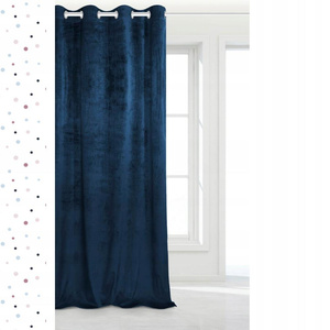 Curtain 140 x 250 Decorative Velvet Soft Pomegranate