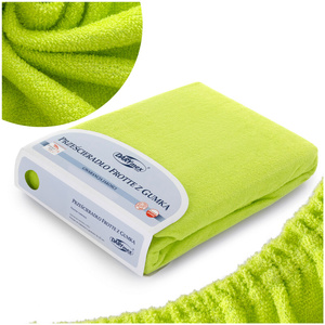 Terry sheet with elastic 052_D Lime 200x220