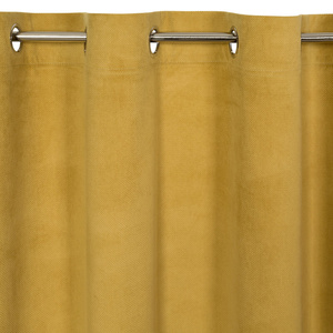 Curtain 140 x 250 Decorative Velvet Milo Honey