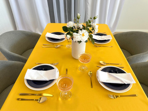 Tablecloth 120x200 Stain-Resistant Surbo Mustard