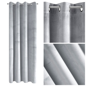 Curtain 140 x 250 Ready Decorative Pierre J. Silver