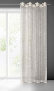 Rachel Decorative Curtain 140 x 250 Natu Grommets