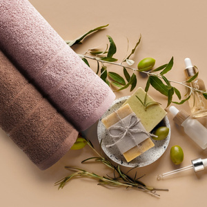 70 x 140 Bath Towel Cotton Dali 12 Mustard