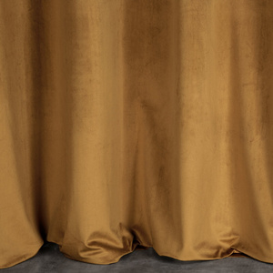 Curtain 140 x 250 Decorative Velvet Melanie Honey