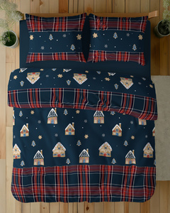 Bedding 220 x 200 3pc Vicenza Cotton pattern 5816A