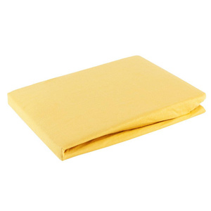 Jersey sheet with elastic D91 140x200 w.30 Mustard