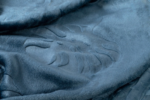 Ardea Leaf 02 Embossed Microfiber Blanket 160x200