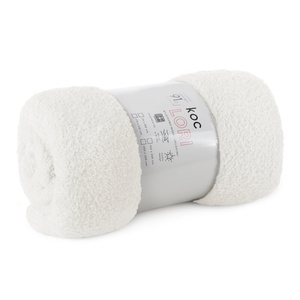 Blanket 70 x 160 Microfiber Lamb Lori White