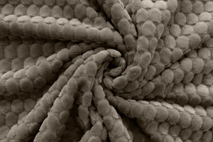 Blanket 200 x 220 Microfiber Embossed Plush Ala Circles 3D 03