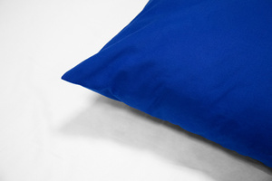 Cotton Pillowcase 40 x 60 Solid Ola Navy Blue Cornflower