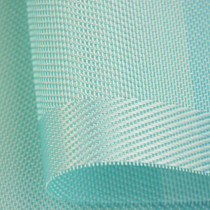 30 x 45 Decorative Frappe Turquoise Placemat