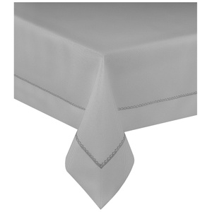 Tablecloth 140 x 180 Stainproof Glamour Silver 391S