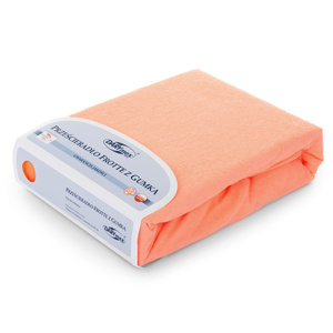 Terry sheet with elastic 010_D Salmon 200x220