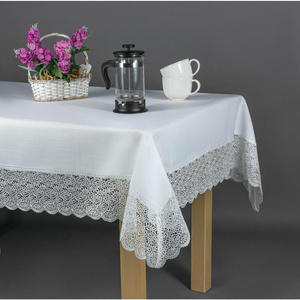 Tablecloth 140 x 300 Guipure pattern 003 Cream