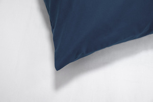 Cotton Pillowcase 50 x 60 Uniform Ola Navy Blue