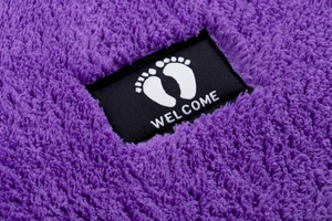 40 x 60 Bathroom Microfiber Rug Welcome 06