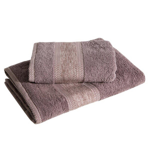Bath Towel Set 2 pcs Kali Brown