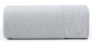 50 x 90 Bath Towel Cotton Metallic Silver