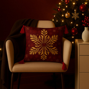 Christmas pillowcase 45 x 45 Christmas Panama 5384A