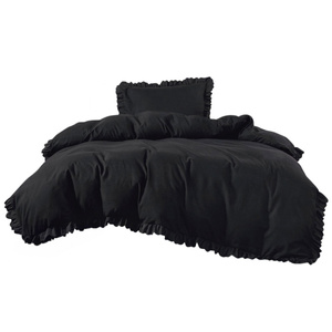 Bedding set 140 x 200 2pcs with Ruffle Luxury Jowita 01