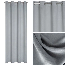 Carlo Blackout Curtain 135 x 250 Silver