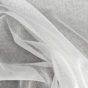 Decorative Curtain Tamina 140 x 270 Tape White