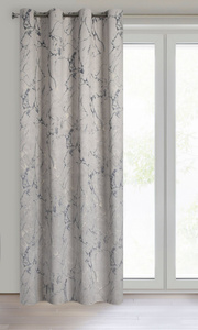 Velvet Curtain Wera 140 x 250 Beige Spillover