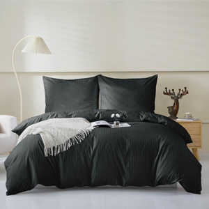 Bedding 220 x 200 3pc Cotton Adamache Black