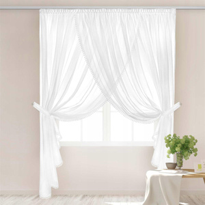 Curtain 400 x 250 Decorative Emporio II Tape White