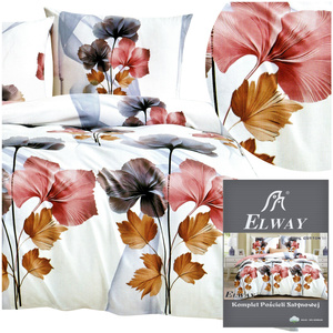 Bedding set 200 x 220 3 pcs Cotton Satin Elway 6281