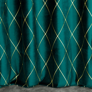 Pierre Cardin Margo C.Turquoise Curtain 140 x 250 Spillover