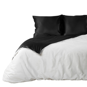 Bedding 220 x 200 3cz Satin Nova3 White + Black