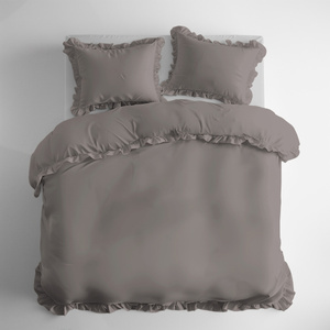 Bedding 220 x 200 3 pcs Pure Cotton with Ruffle 05