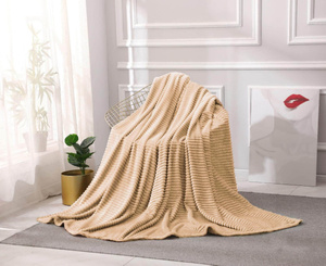 Blanket 160 x 200 Microfiber Stamped Ardea Stripes 20