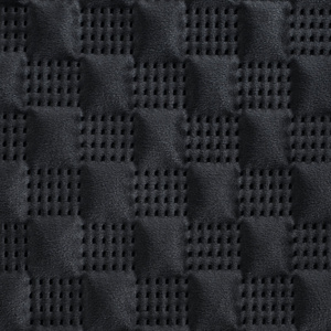 Quilted Velvet Bedspread Sofia4 200 x 220 Black