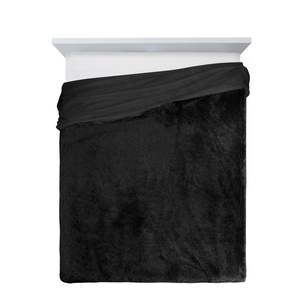 Blanket 70 x 160 Double-sided Fur Tifany1 Black