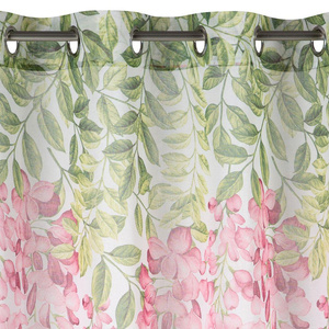 Decorative Curtain Julieta 140 x 250 Roses Spillover