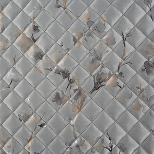 Quilted Velvet Bedspread 170 x 210 Blink5 Silver