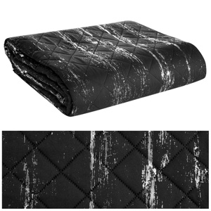 Quilt 170 x 210 Printed Blink/1 Black+Silver