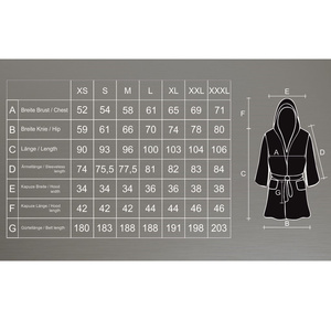 Microfiber Bathrobe with Hood Miguel 01 M