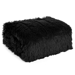 Blanket 70 x 160 Double-sided Fur Tifany1 Black