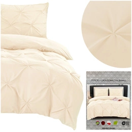 Bedding 200 x 220 3pcs Decorative Pleated Pia 01