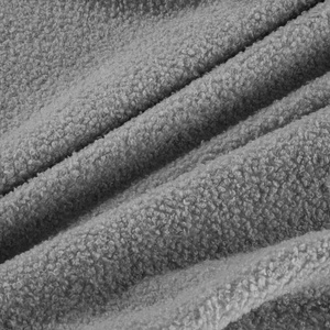 Blanket 150 x 200 Microfiber Boucle Boucle Silver