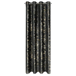 Curtain 140 x 250 Velvet Eyelets Tami Black