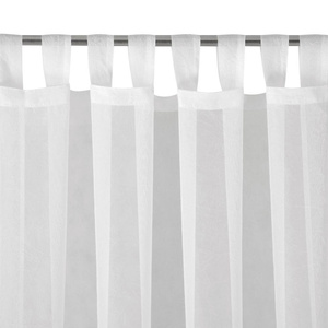 Lucy Decorative Curtain with Braces 140 x 250 White